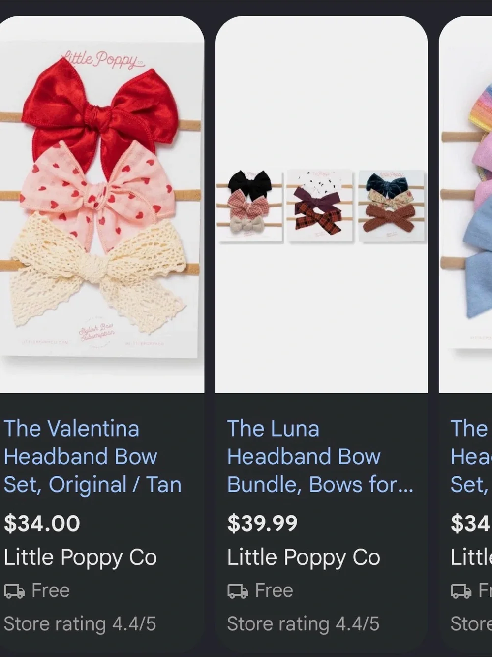 Lot of 31 Little Poppy Co. Baby Girl Hair Bows